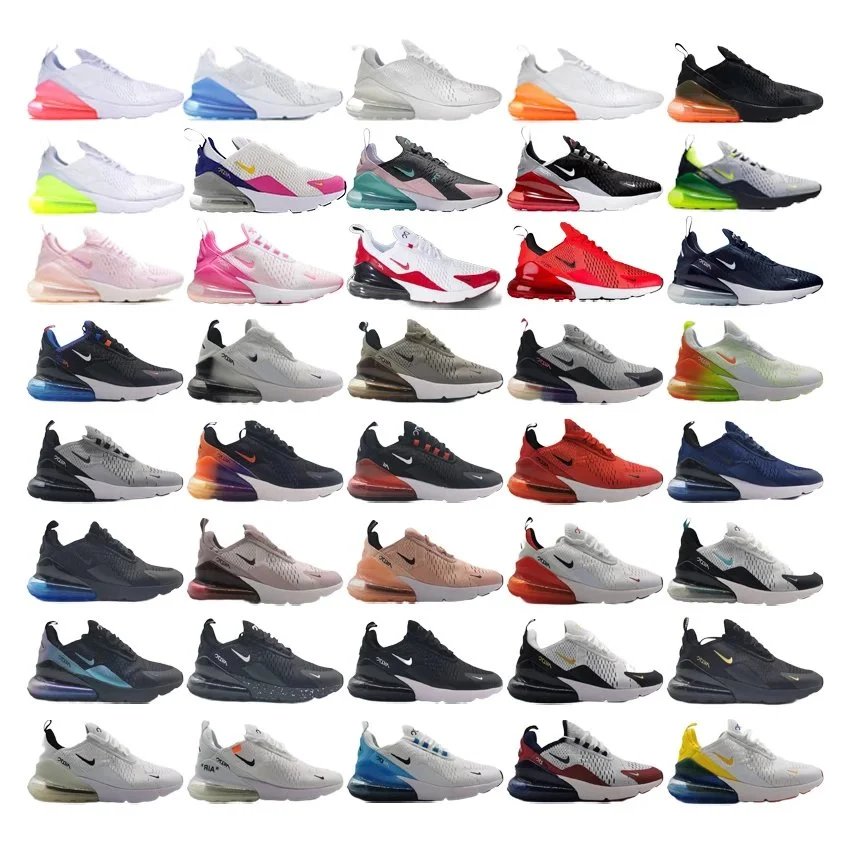 Nike Air Max 270 Chunky Running Sneakers Multicolor
