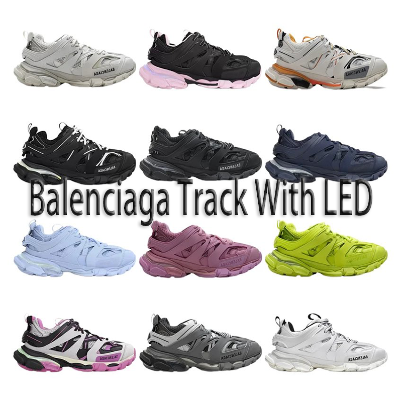 Balenciaga Track LED Chunky Sneakers Multicolor
