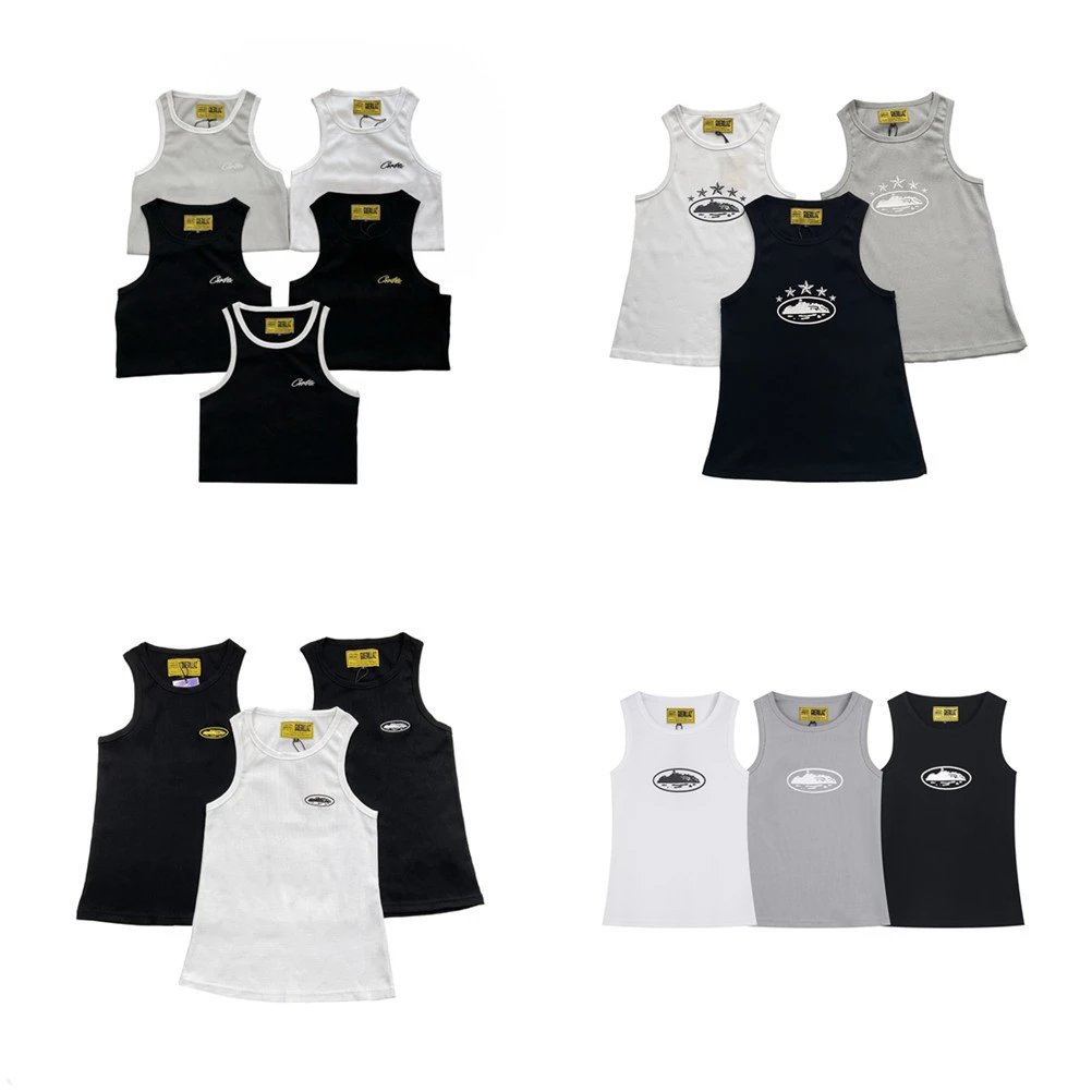Corteiz Graphic Tank Top Streetwear Sleeveless Shirt Multicolor