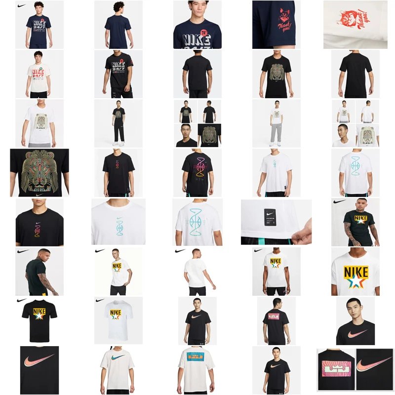Nike Graphic Tee Cotton T-Shirt Multicolor