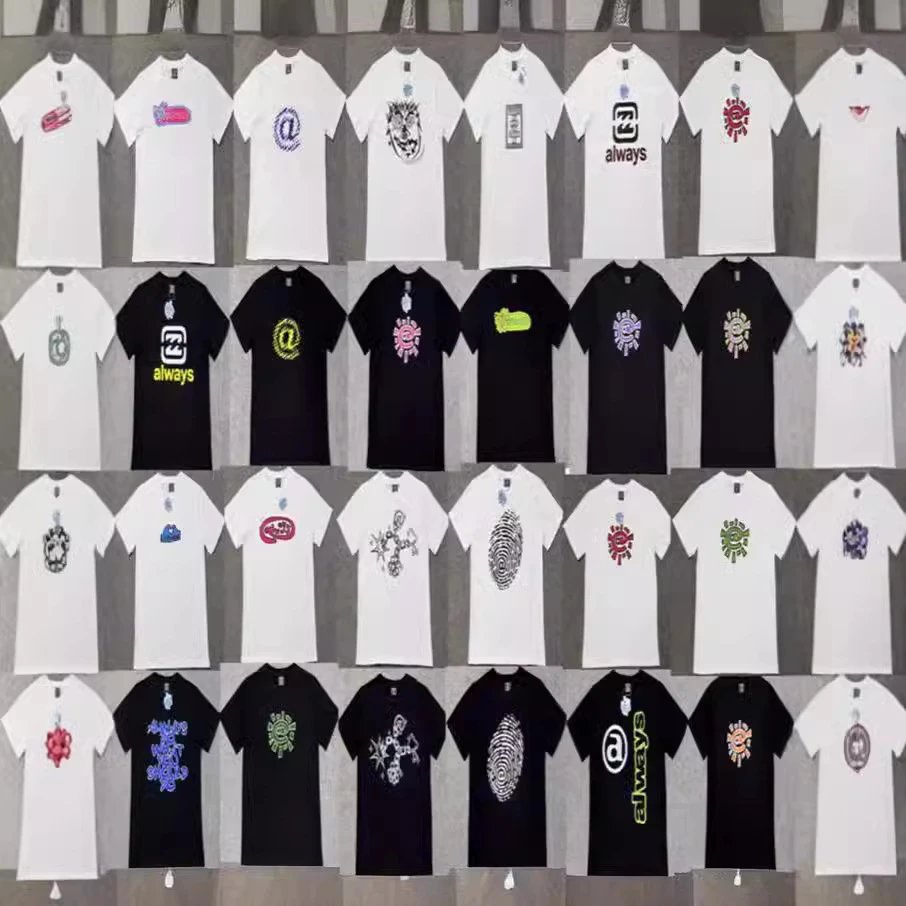 Always Do What You Should Do Always Graphic Print Cotton T-Shirt Multicolor
