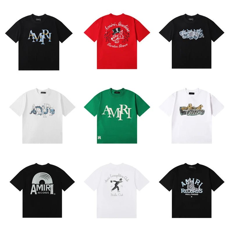 Amiri Graphic Print Cotton T-Shirt Multicolor