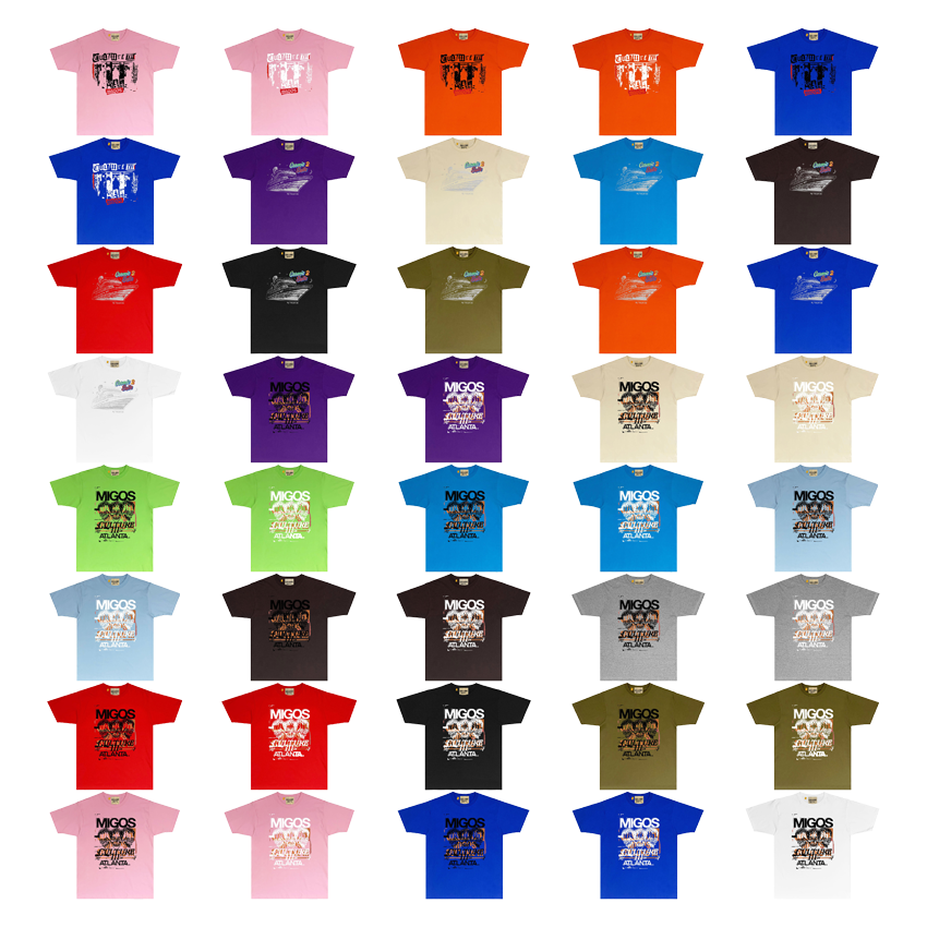 Migos Culture III Graphic Streetwear T-Shirt Multicolor