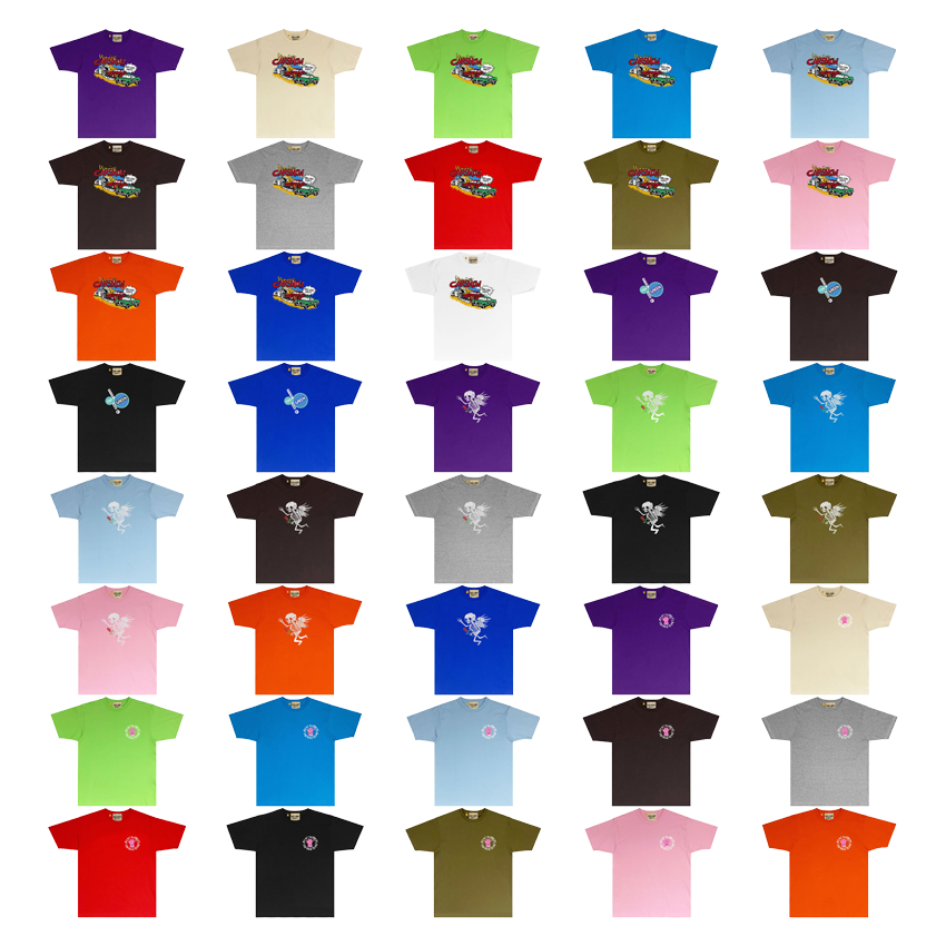 Corteiz Graphic Print Streetwear T-Shirt Multicolor