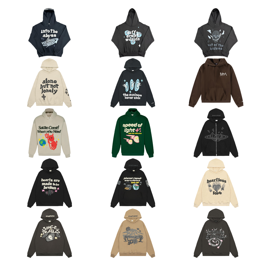 Broken Planet BP Graphic Print Oversized Hoodie Multicolor