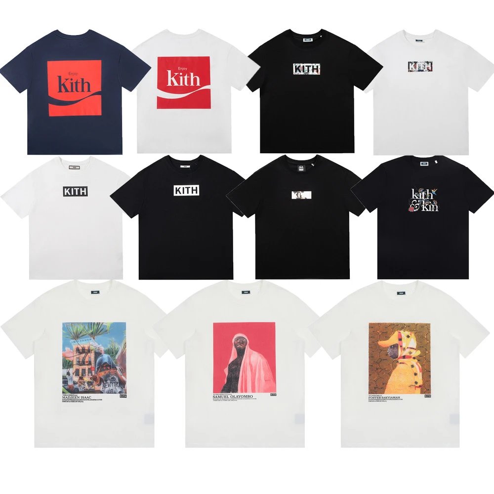 Kith Graphic Tee Collection Cotton T-Shirt Multicolor