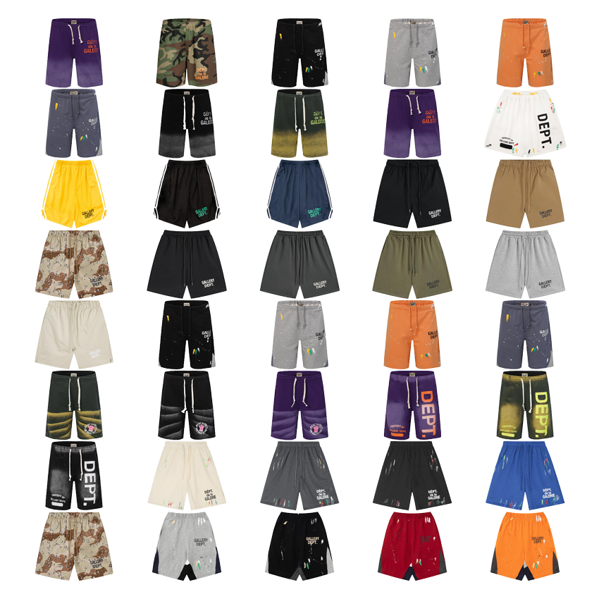 Gallery Dept. Paint Splatter Casual Shorts Multicolor