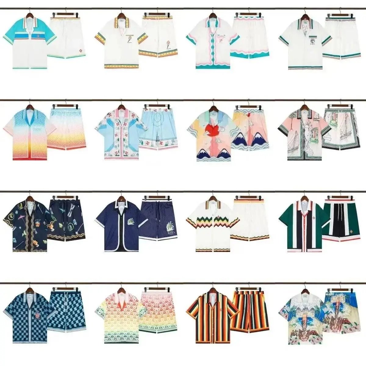 Design Summer Vacation Print Matching Set Multicolor