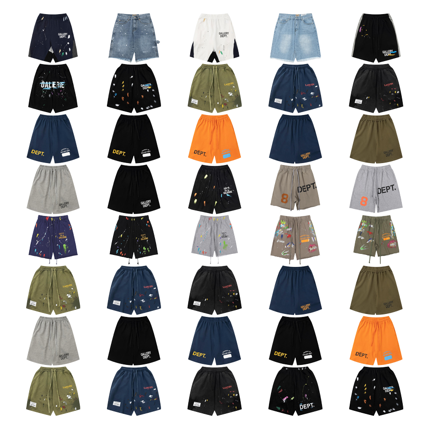 Gallery Dept. Paint Splatter Casual Shorts Multicolor