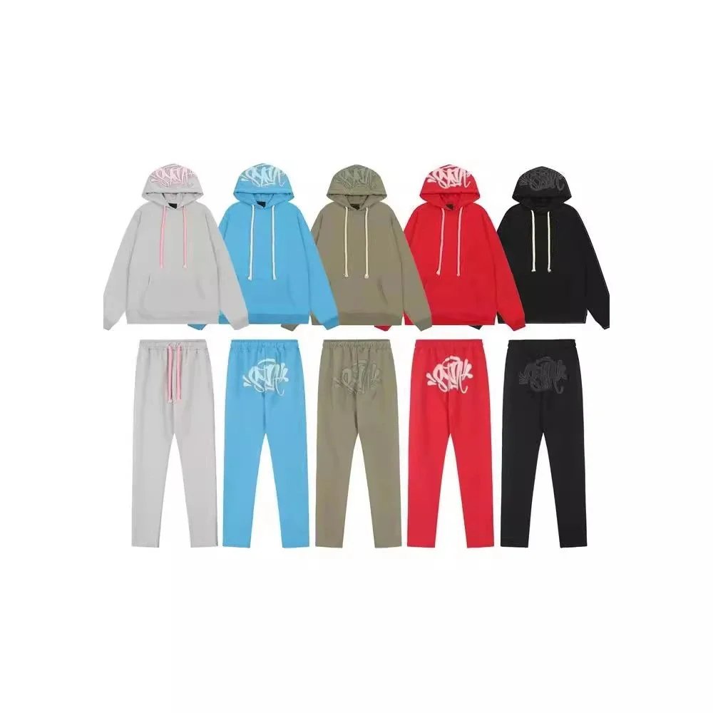 Design Graffiti Print Oversized Tracksuit Set Multicolor
