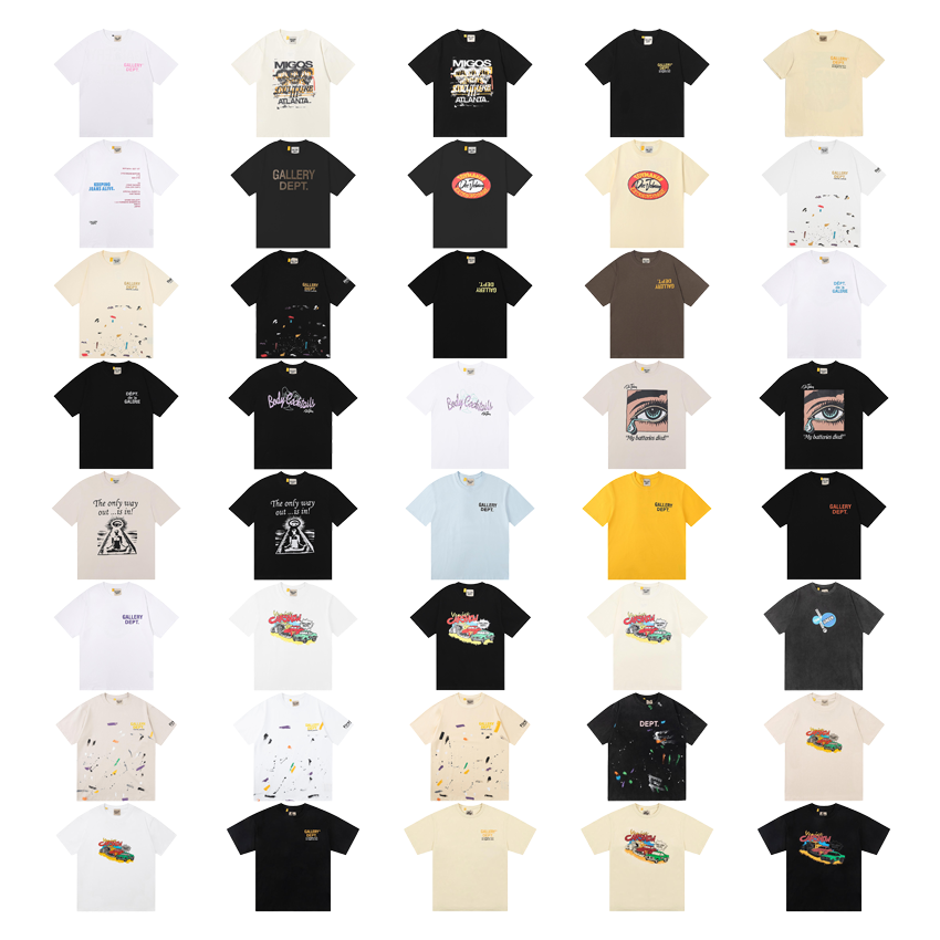 Gallery Dept. Graphic Print Oversized Tee Multicolor