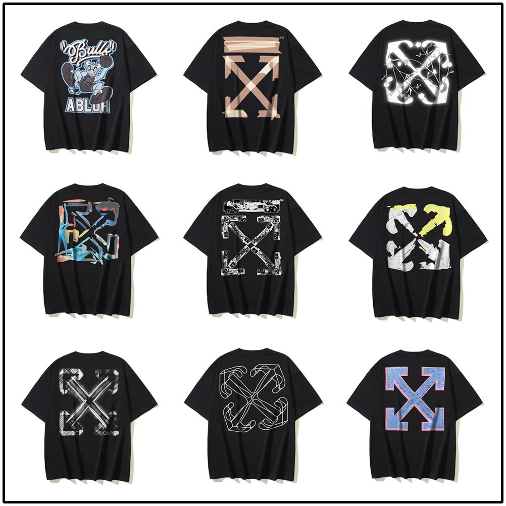 Off-White Arrows Graphic Oversized Tee Black