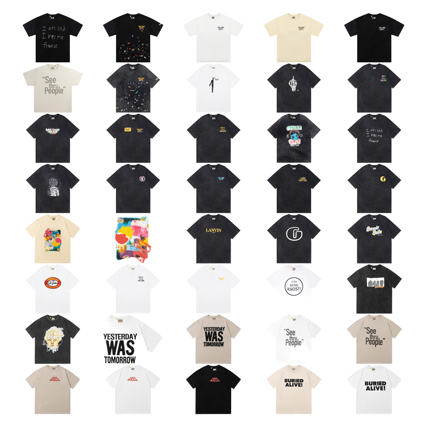 Gallery Dept. Graphic Print Oversized T-Shirt Multicolor