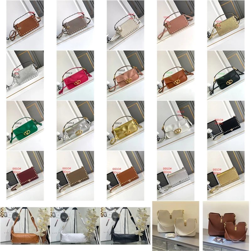 Valentino VLogo Signature Leather Shoulder Bag Multicolor
