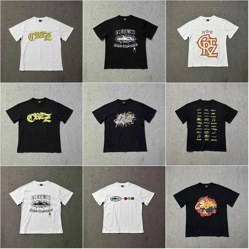 Corteiz CRTZ Graphic Print Streetwear T-Shirt Multicolor