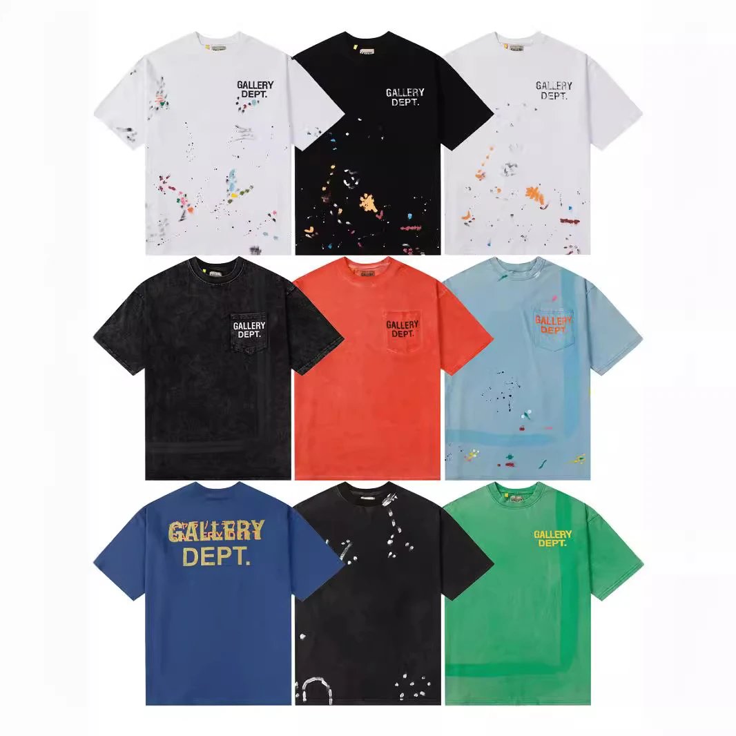 Gallery Dept. Paint Splatter Graphic Tee T-Shirt Multicolor