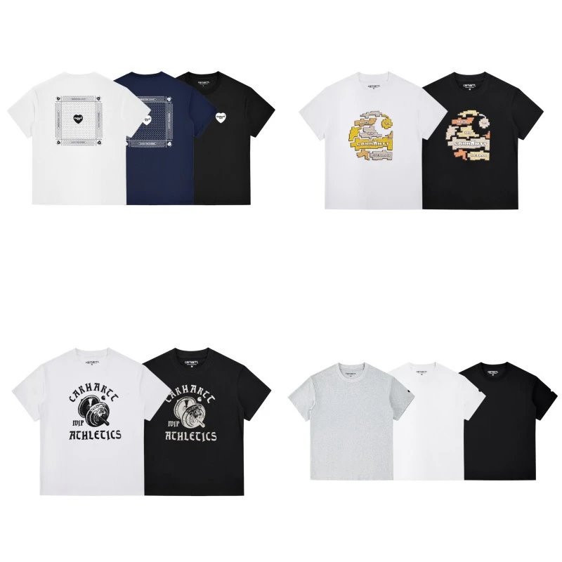 Carhartt WIP Graphic Print Cotton T-Shirt Multicolor