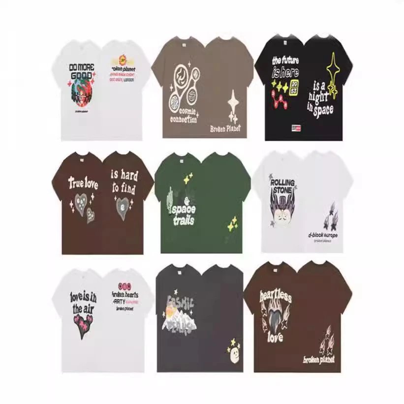 Broken Planet BPM Graphic Streetwear T-Shirt Multicolor