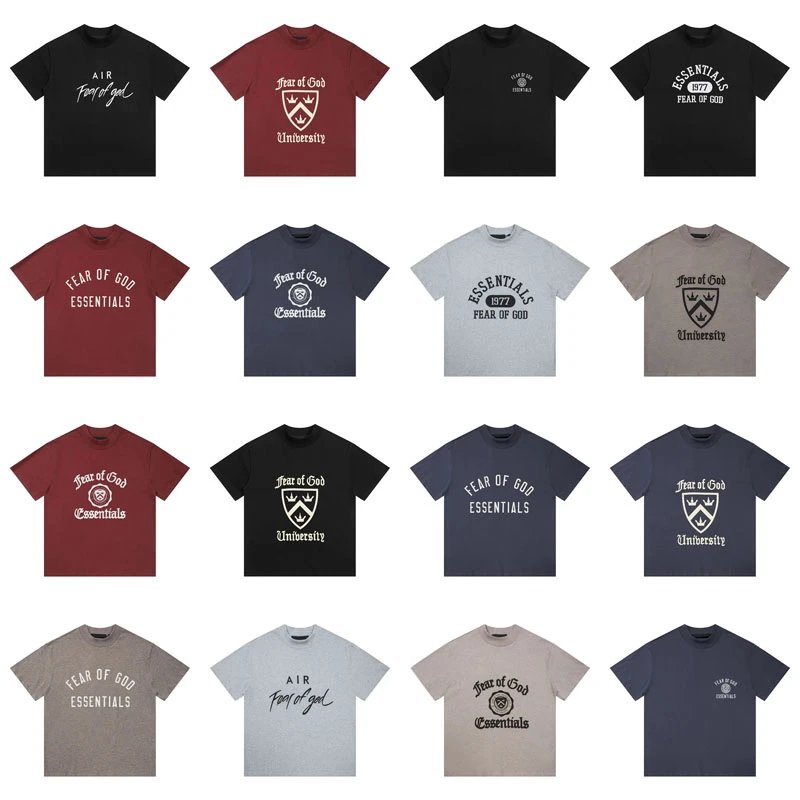 Fear of God FOG Essentials Graphic Oversized T-Shirt Multicolor