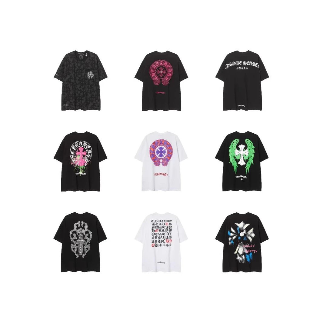 Chrome Hearts Graphic Print Oversized Tee Multicolor