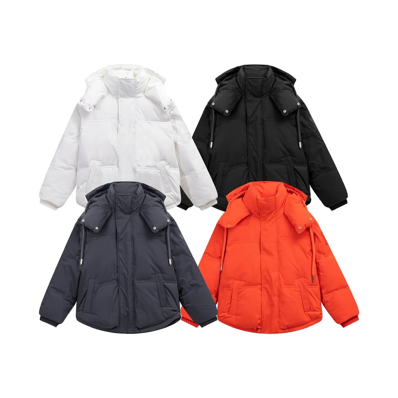 Design Puffer Jacket Warm Winter Coats Multicolor