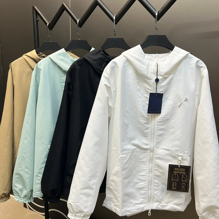 Louis Vuitton LV Staples Edition Lightweight Windbreaker Jacket White