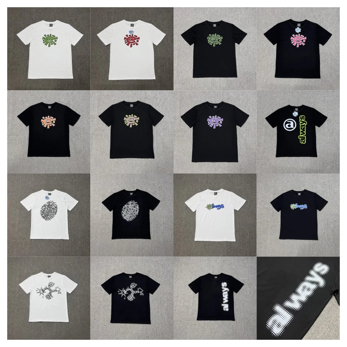 Always Do What You Should Do Always Graphic Print Cotton T-Shirt Multicolor