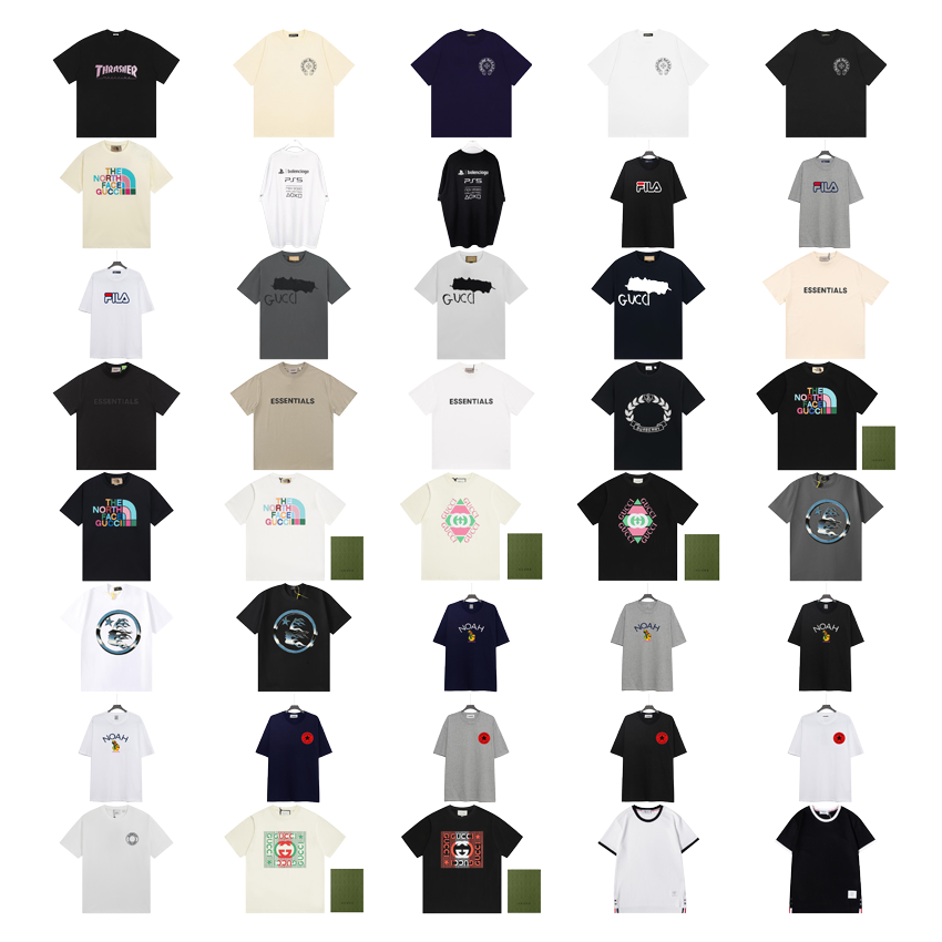 Design Graphic T-Shirt Collection Casual Streetwear T-Shirt Multicolor