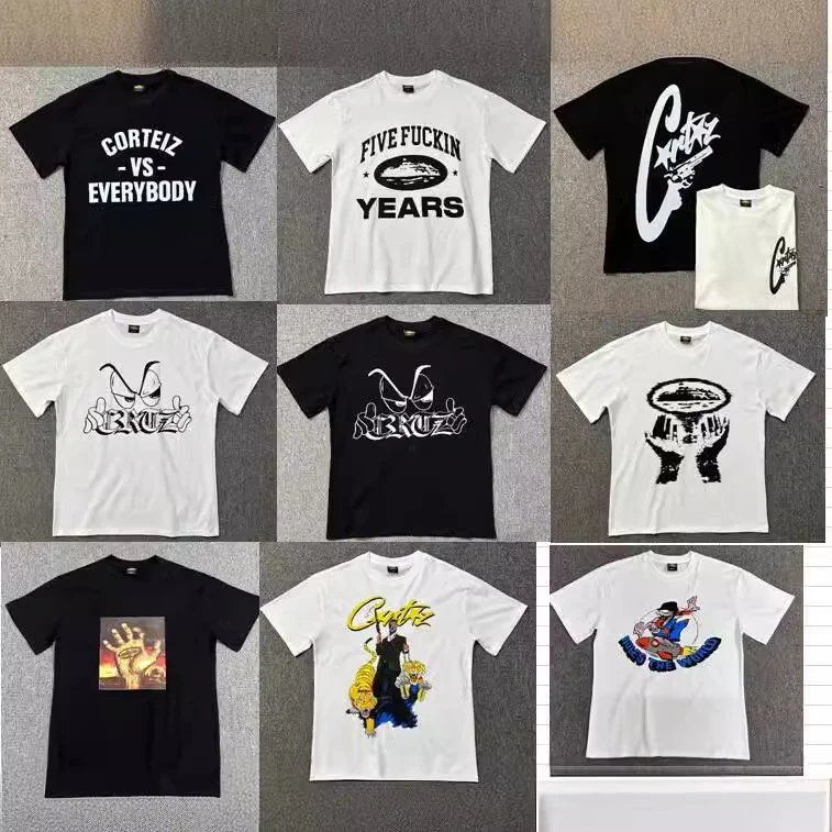 Corteiz Graphic Print Streetwear T-Shirt Multicolor