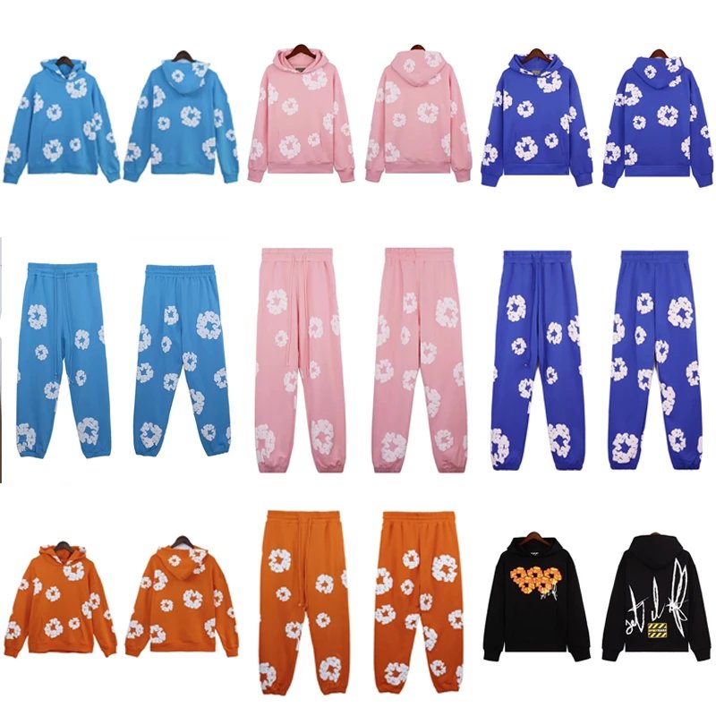 Design Floral Print Oversized Tracksuit Set Multicolor