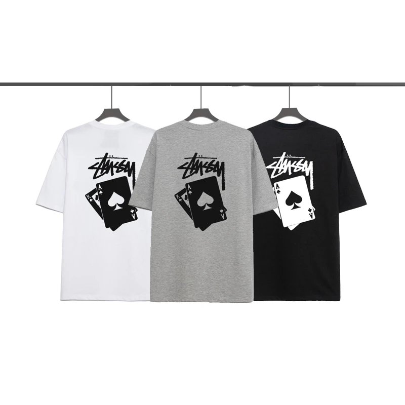 Stussy Ace of Spades Graphic Streetwear T-Shirt Multicolor