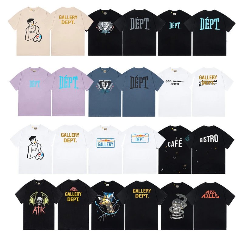Gallery Dept. Graphic Print Cotton T-Shirt Multicolor