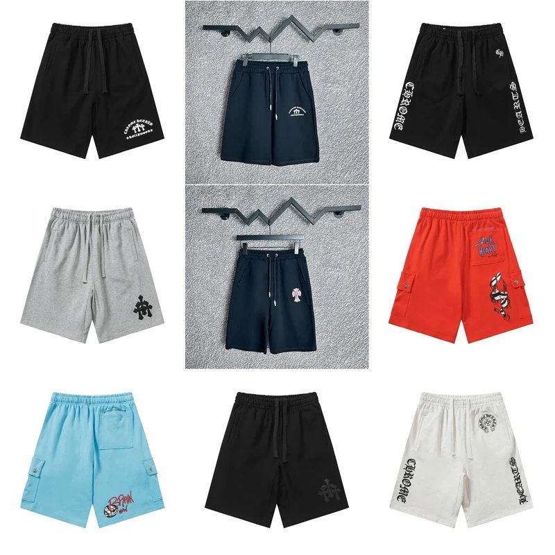Chrome Hearts Graphic Print Streetwear Shorts Multicolor