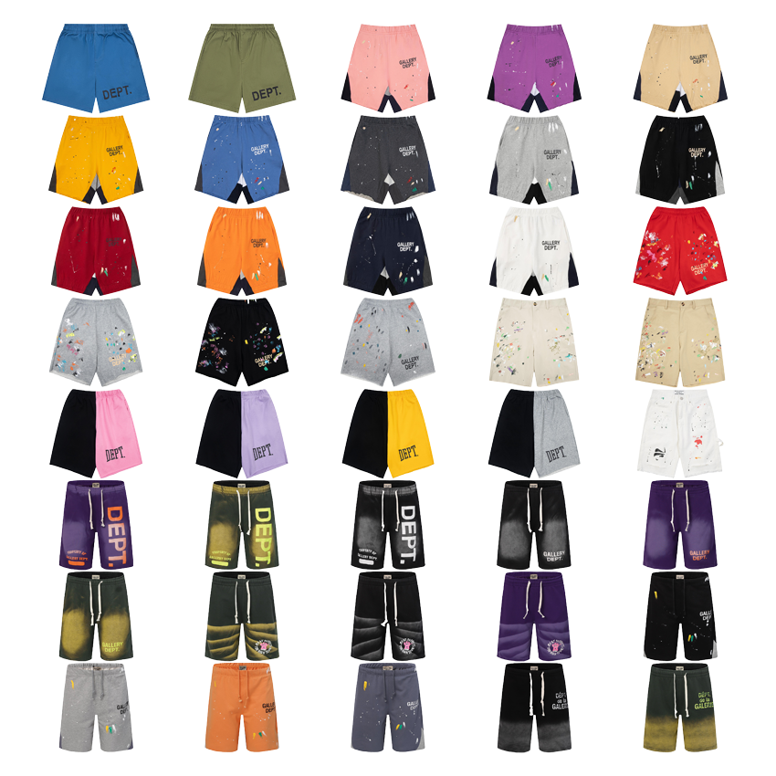 Gallery Dept. Paint Splatter Casual Shorts Multicolor