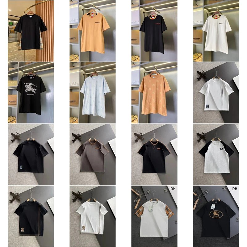 Burberry Graphic Print Cotton T-Shirt Multicolor