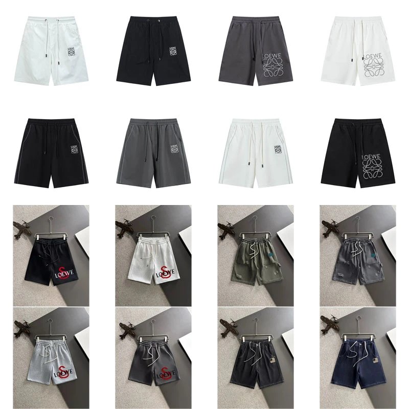 Loewe Anagram Casual Shorts Cotton Multicolor