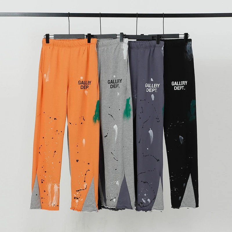 Gallery Dept. Paint Splatter Distressed Sweatpants Multicolor
