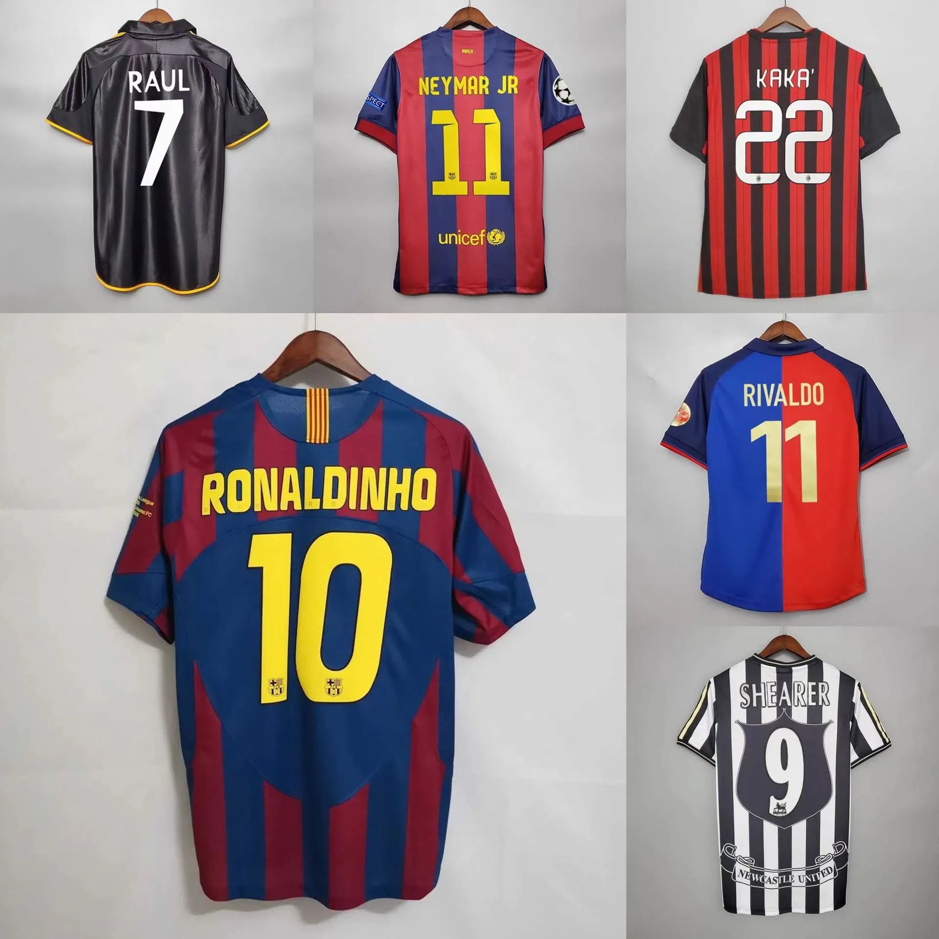 Design Vintage Football Jerseys Retro Soccer Kit Multicolor