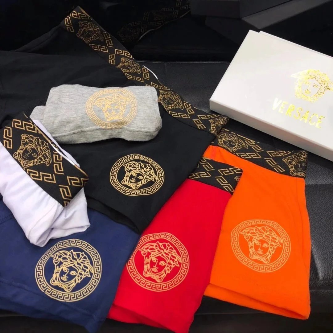 Versace Medusa Head Boxer Briefs Cotton Underwear Multicolor