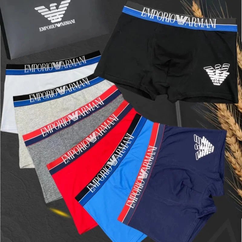 Emporio Armani EA Stretch Cotton Boxer Briefs Comfortable Underwear Multicolor