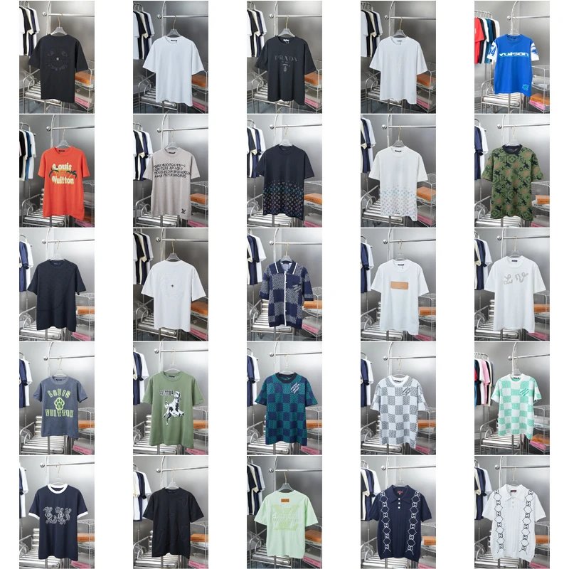 Louis Vuitton LV Monogram Graphic Casual T-Shirt Multicolor