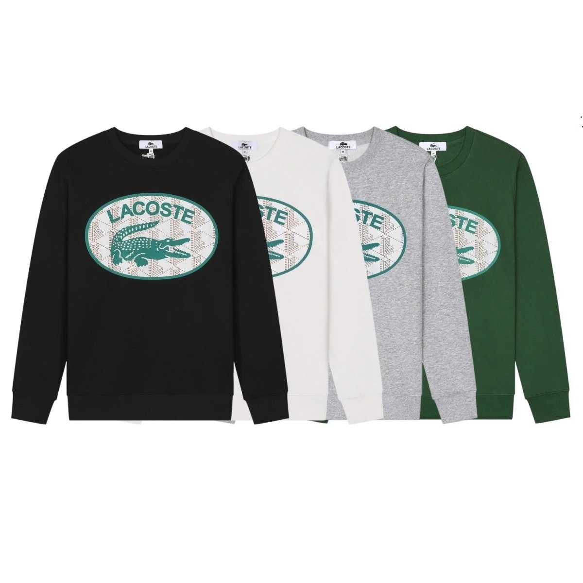 Lacoste Graphic Print Crewneck Sweatshirt Multicolor