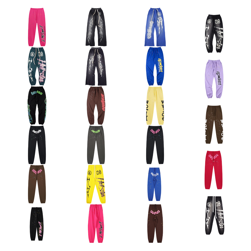 Hellstar Graphic Print Streetwear Sweatpants Multicolor