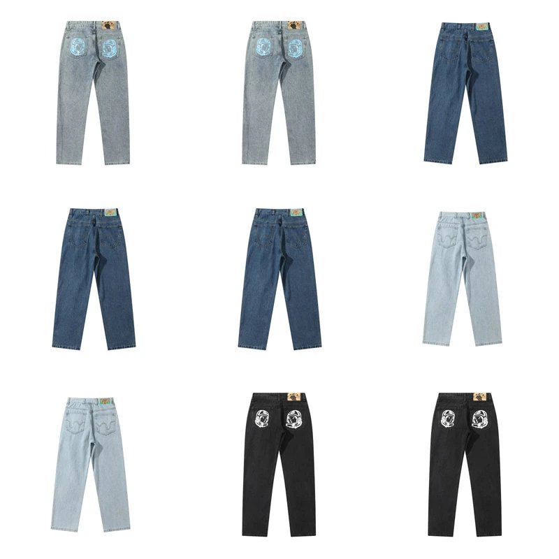 Billionaire Boys Club BBC Astronaut Graphic Streetwear Jeans Multicolor