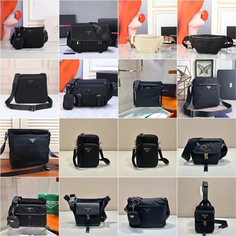 Prada Re-Nylon Everyday Crossbody Bag Black
