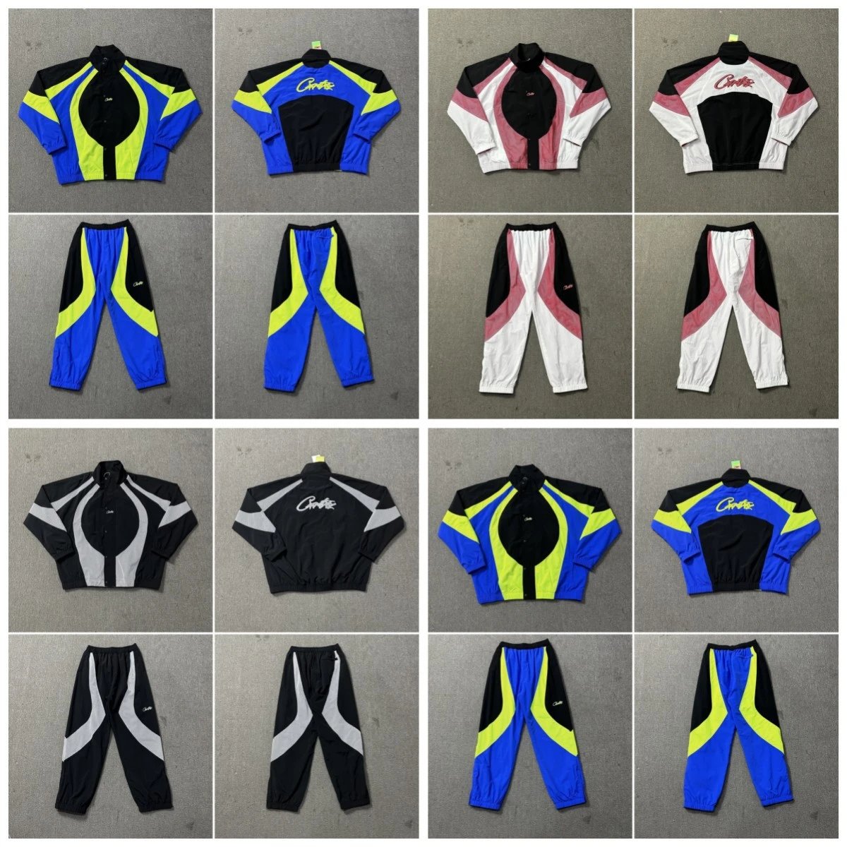 Corteiz Tracksuit Set Streetwear Matching Set Multicolor