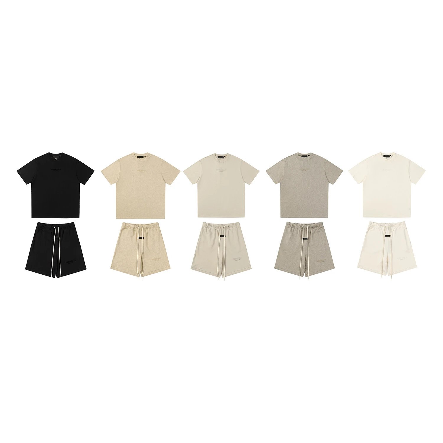 Fear of God Essentials Essentials Oversized T-Shirt and Shorts Set Multicolor