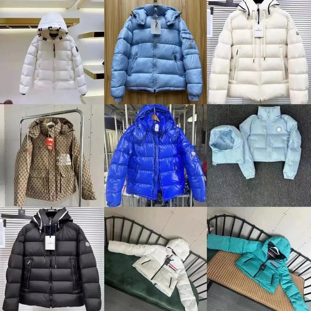 Moncler Maya Puffer Jacket Blue