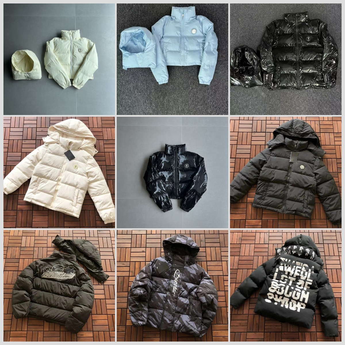 Trapstar Irongate Puffer Jacket Streetwear Down Jacket Multicolor