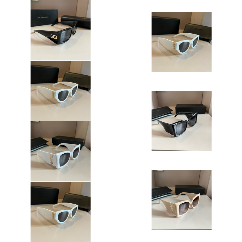 Saint Laurent YSL SL 462 Sulpice Square Sunglasses White
